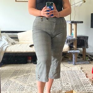 Size 6 Gray Tribal Work Pants